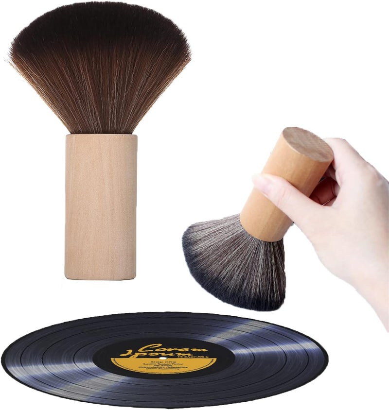 Dupiulk Turntable Vinyl Records Cleaner, Anti-Static Dust Cleaning Record Brush for Vinyl Albums LP CD Cartridge(1 Pcs) - Image 1